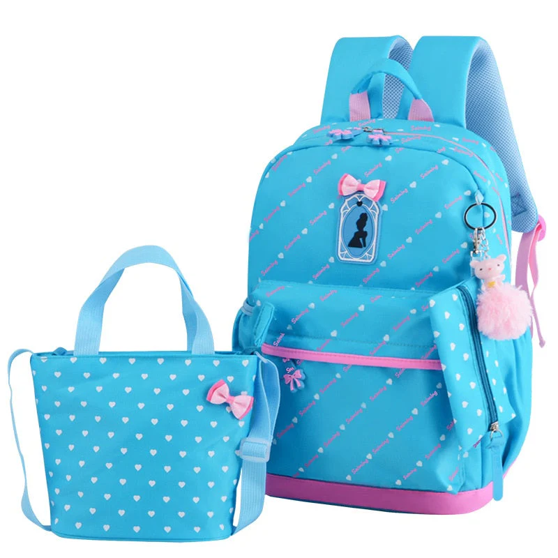 deanwangkt 3pcs/set Printing School Bags Backpacks Schoolbag Fashion Kids Lovely Backpack For Children Girls School bag Student Mochila sac - Deanwangkt