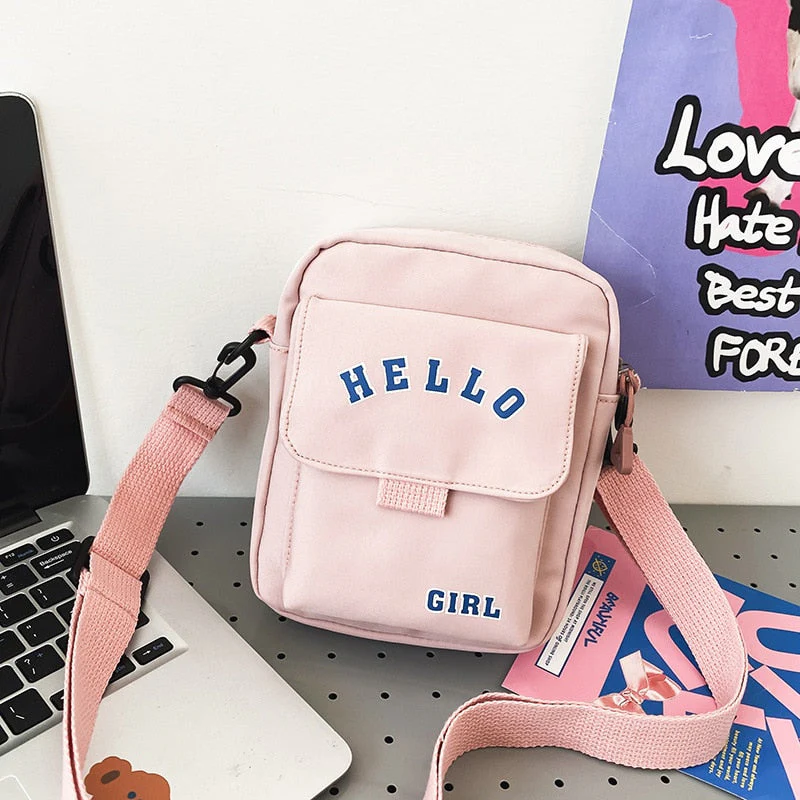 deanwangkt Teenage Girls Small Bag Women Letter Print Handbags and Purses Fashion  Crossbody Bags For Women Bolsa Feminina Shoulder Bag - Deanwangkt
