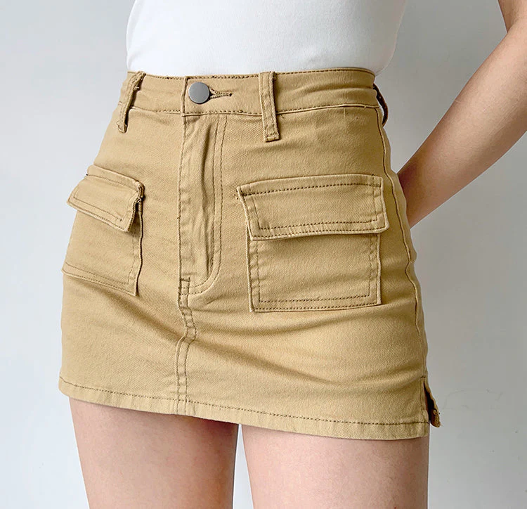 deanwangkt - New Revolution Denim Pocket Skirt - Deanwangkt