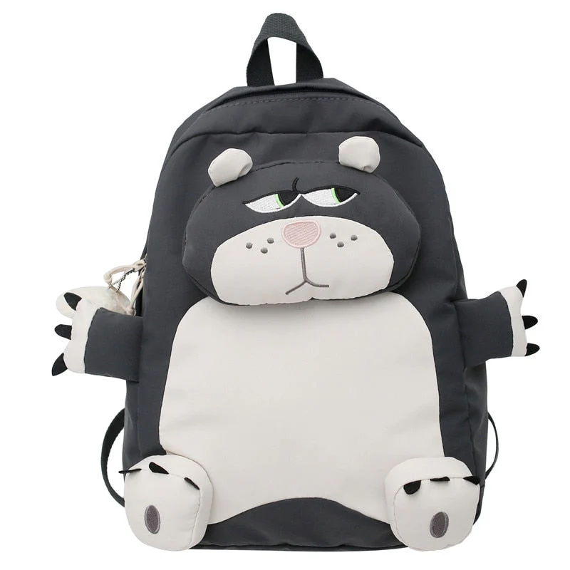 Back To School Cute Bear Young Girl School Backpack Female Large Capacity Kawaii Back Pack Mochila Pink Women Bagpack Nylon Cartoon Schoolbag - Deanwangkt