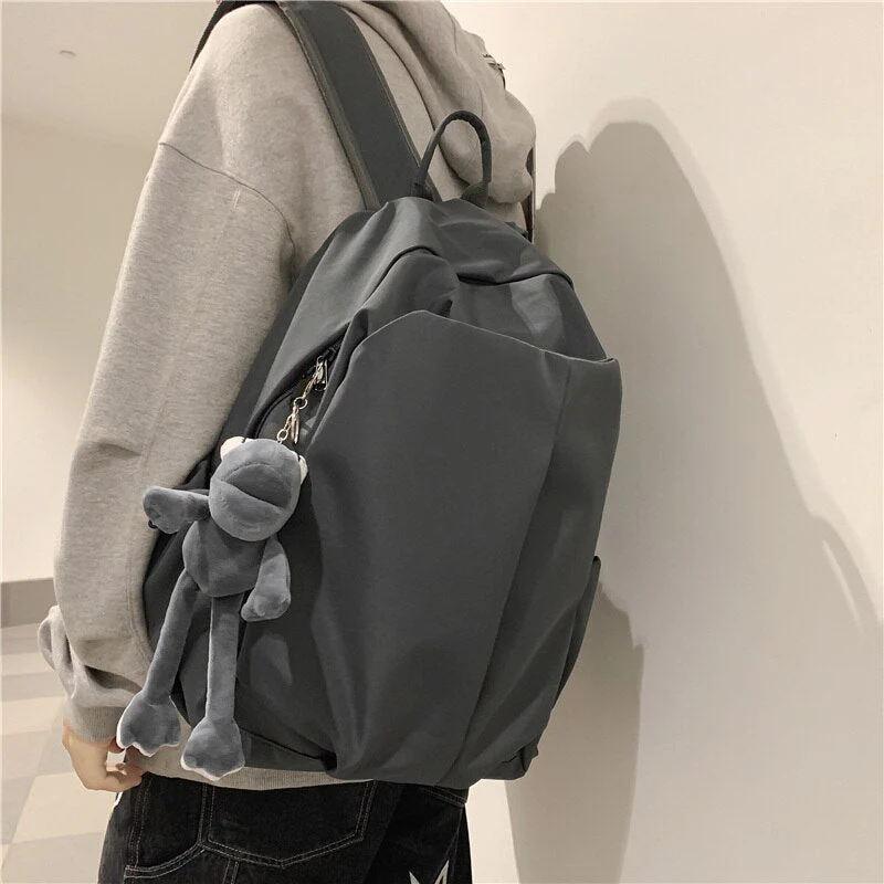 BACK TO SCHOOL   Fashion Waterproof Men Backpack Nylon Schoolbag for Girl/Boy Rucksack High School Bookbag Travel Mochila Shoulder Bag - Deanwangkt