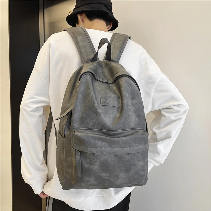 deanwangkt  High Quality Women Man Backpack Soft Leather Men's Backpacks Girl Luxury Designer Back Pack Laptop Bag Large Capacity Travel Bag - Deanwangkt