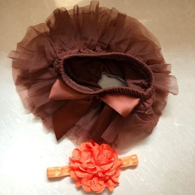 Baby Cotton Chiffon Ruffle Bloomers Cute Baby Diaper Cover Newborn Flower Shorts Toddler Fashion Summer Clothing - Deanwangkt