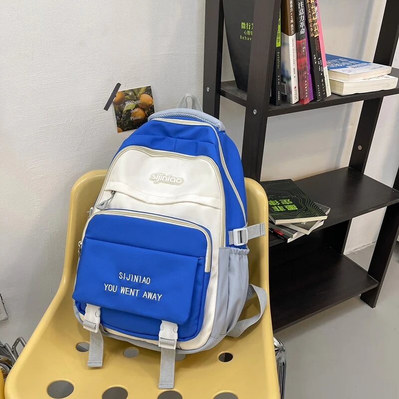 BACK TO COLLEGE  Fashion High-capacity Women Travel Mochila Student Bookbag Laptop Rucksack High School Girls Schoolbag Nylon Backpack - Deanwangkt