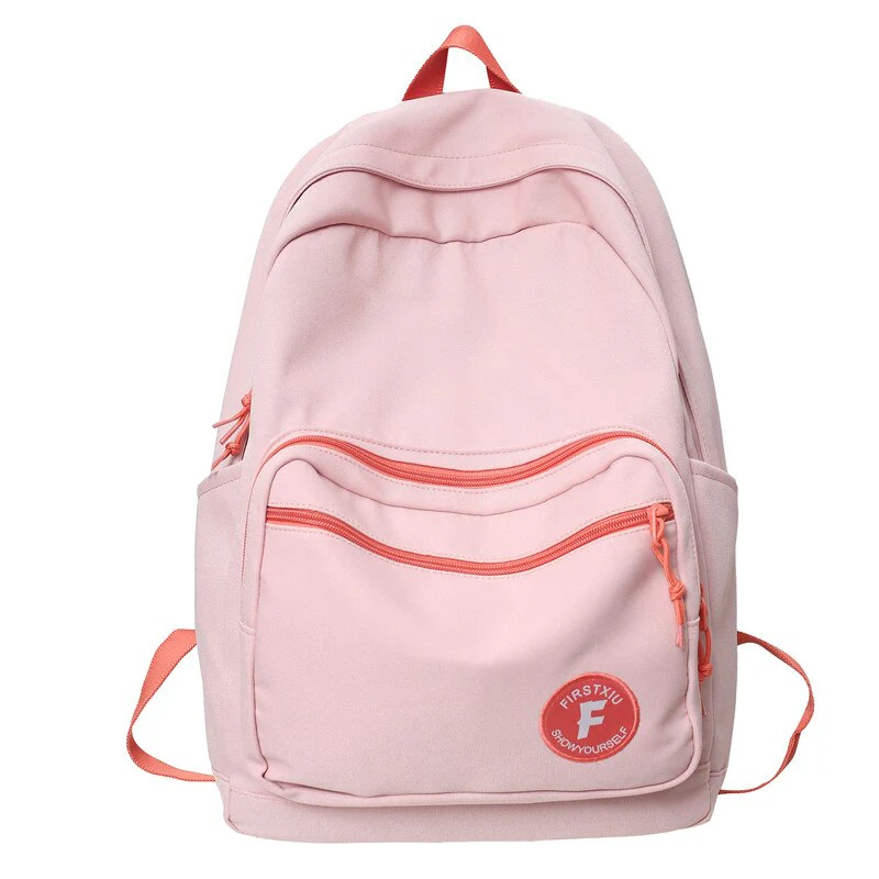 Back to school  Kawaii Rucksack for Teens Girls Fashion Bookbag Cute Backpack New Waterproof High School Boys Black Mochila Schoolbag - Deanwangkt