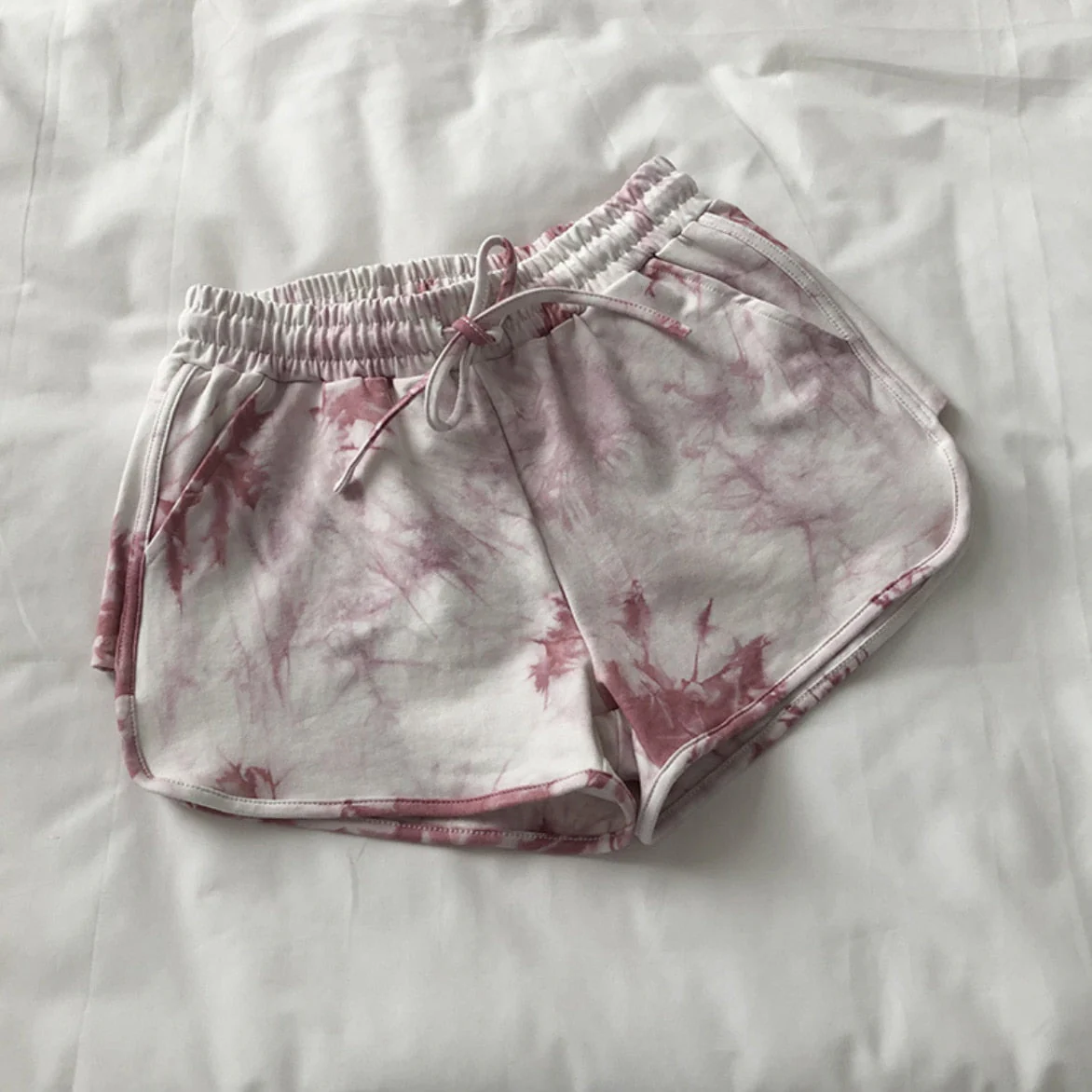 deanwangkt Summer Sports Shorts Women Casual Beach Sexy Stretch Waist Short Harajuku Women'S Clothing Fashion Stretch Short Pants - Deanwangkt