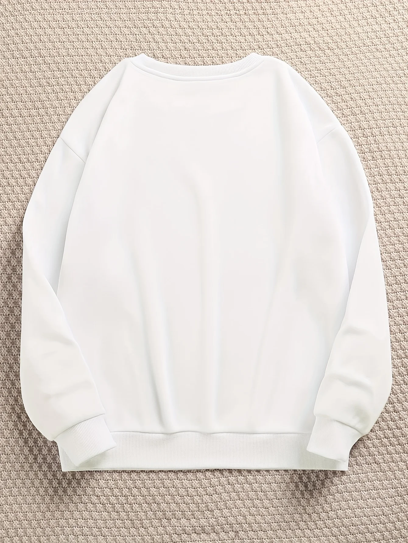 Women's Round Neck Long Sleeve Drop Shoulder Sports Sweatshirts, Casual Sports Pullover, Women's Athleisure - Deanwangkt