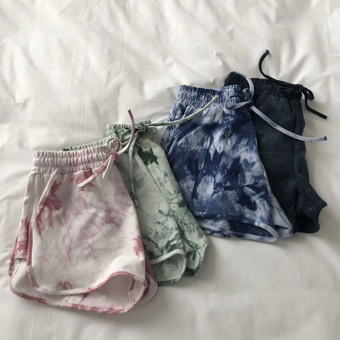 deanwangkt Summer Sports Shorts Women Casual Beach Sexy Stretch Waist Short Harajuku Women'S Clothing Fashion Stretch Short Pants - Deanwangkt