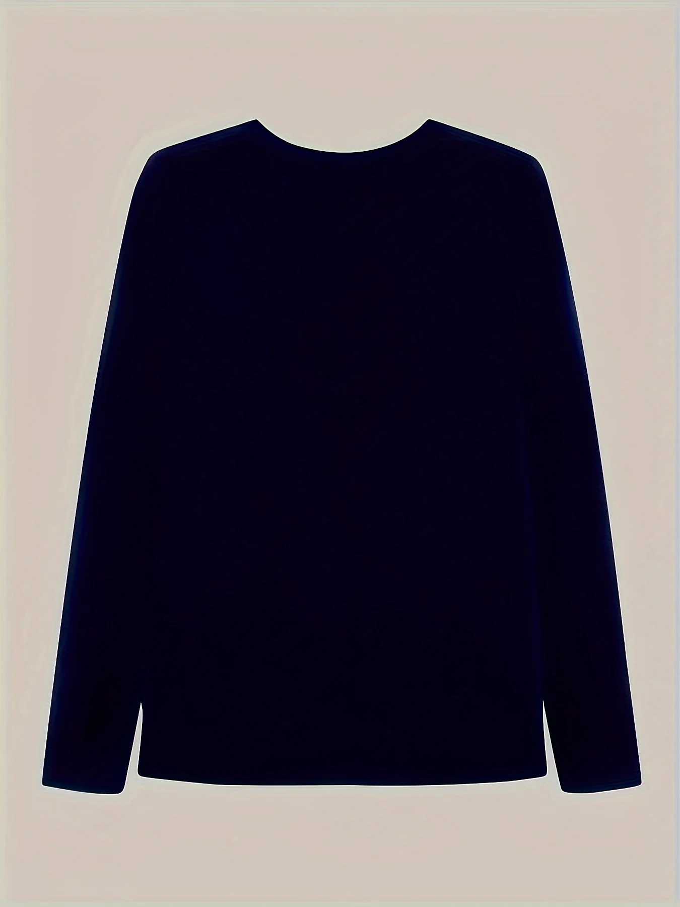 Plus Size Christmas T-shirt, Women's Plus Christmas Hat Wine Glass Print Long Sleeve Round Neck Medium Stretch T-shirt - Deanwangkt