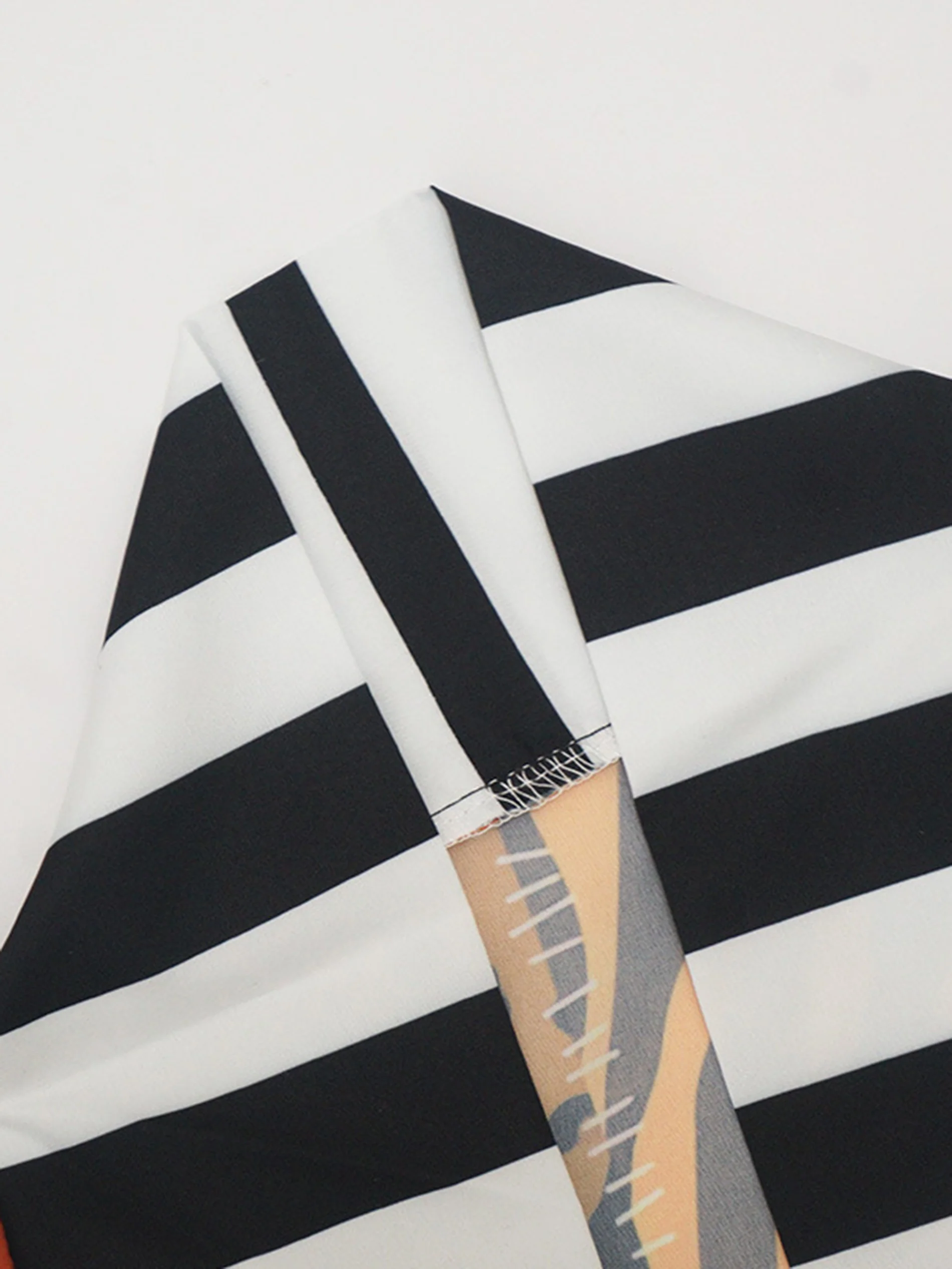 Allover Print Open Front Cardigan, Three-quarter Sleeve Maxi Length Cardigan, Women's Clothing - Deanwangkt