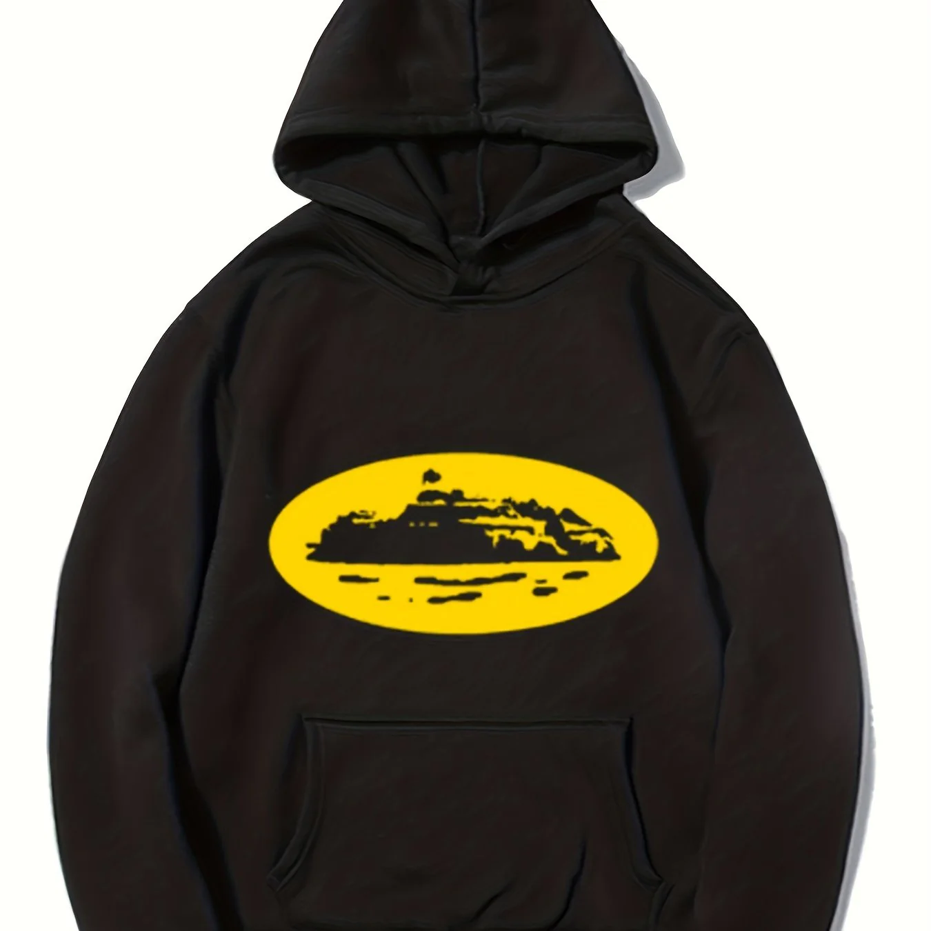 Graphic Print Loose Hoodie, Casual Long Sleeve Loose Sweatshirt, Women's Clothing - Deanwangkt