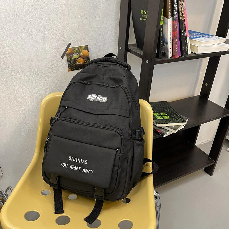 BACK TO COLLEGE  Fashion High-capacity Women Travel Mochila Student Bookbag Laptop Rucksack High School Girls Schoolbag Nylon Backpack - Deanwangkt