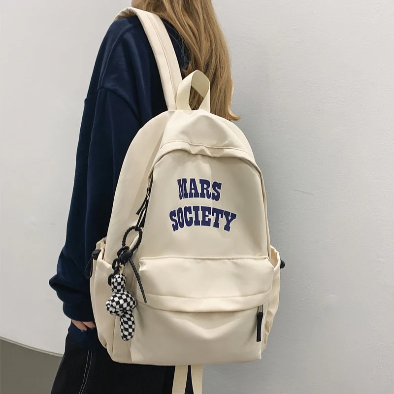 BACK TO SCHOOL   Fashion Lovers Bookbag Waterproof Nylon Leisure Rucksack for Women Travel Mochila College Laptop Backpack Shool Bag - Deanwangkt