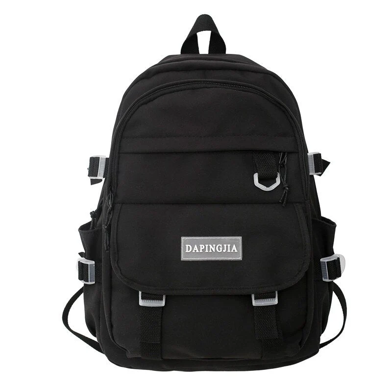 Cool Female Waterproof White College Backpack Trendy Lady Laptop Backpack Book Girl Travel Student Bag Fashion Women School Bags - Deanwangkt