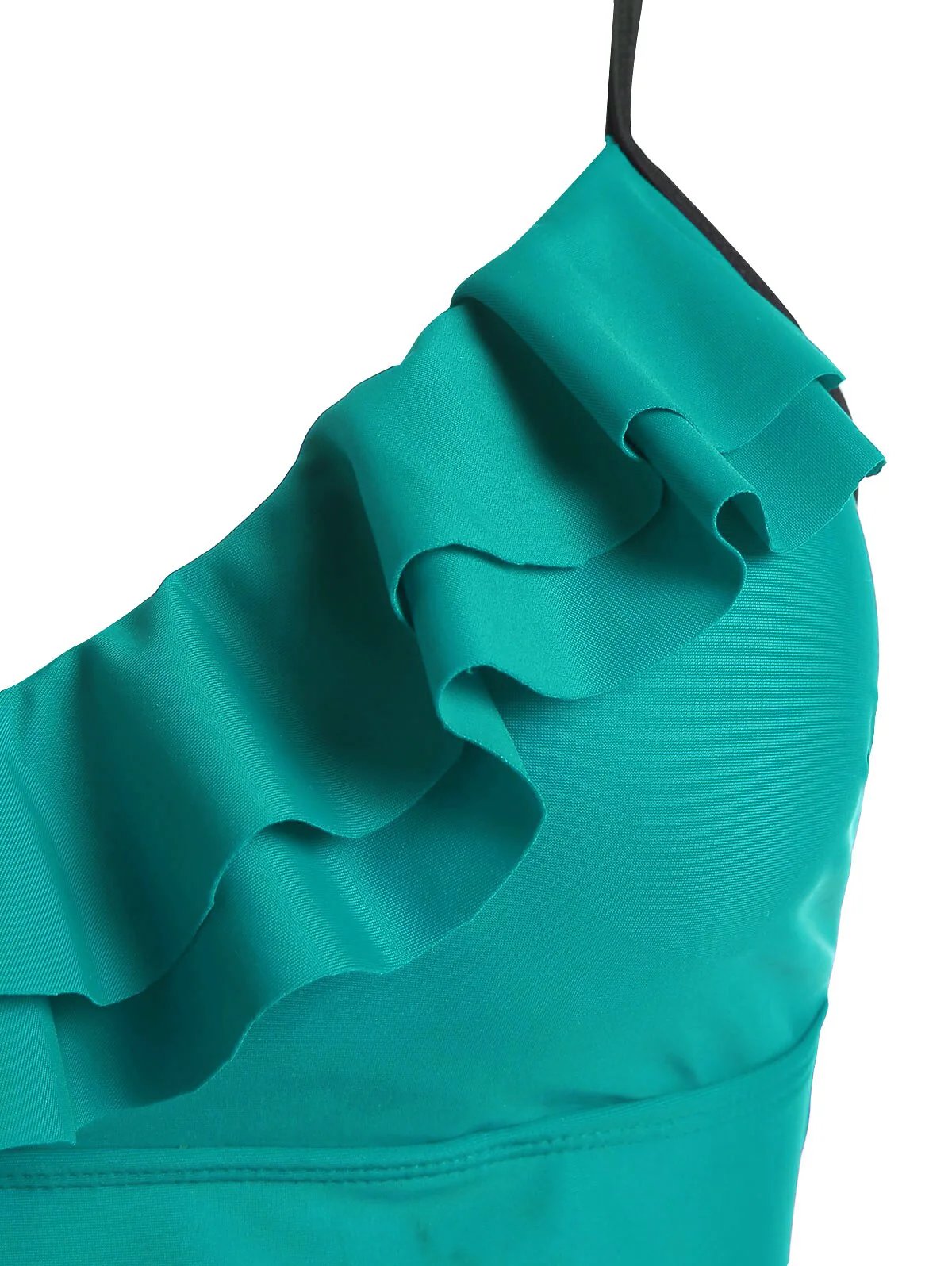 deanwangkt    Ruffle Mock Button Tummy Control Bikini Swimwear Brazilian Bikini Set Swim Suit Top Push-Up Swimwear Bikini Swimsuit - Deanwangkt