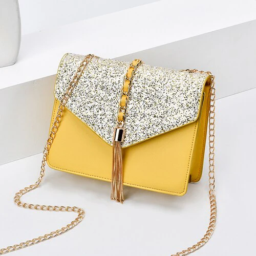 deanwangkt  BACK TO COLLEGE    Fashion Designer Crossbody Bags for Women Shoulder Bags Chain Lady Handbag Tassel Women's Messenger Bags - Deanwangkt