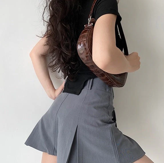 deanwangkt - Raquelle Pleated Pocket Skirt - Deanwangkt