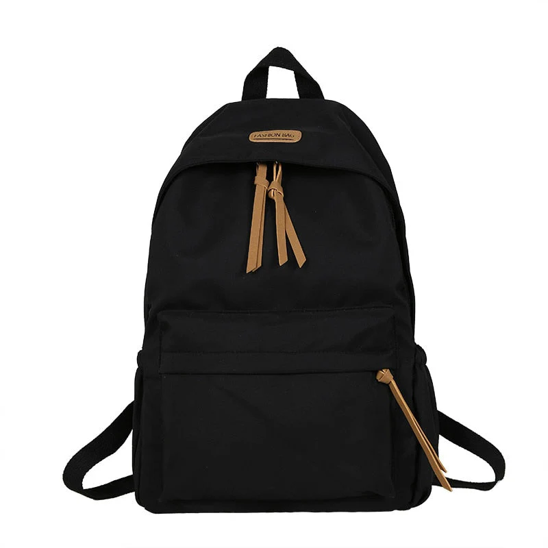 BACK TO SCHOOL   Fashion Backpack Waterproof Student Schoolbag Men Black Cotton Cute Women for Teenage Girls School Mochila Rucksack - Deanwangkt