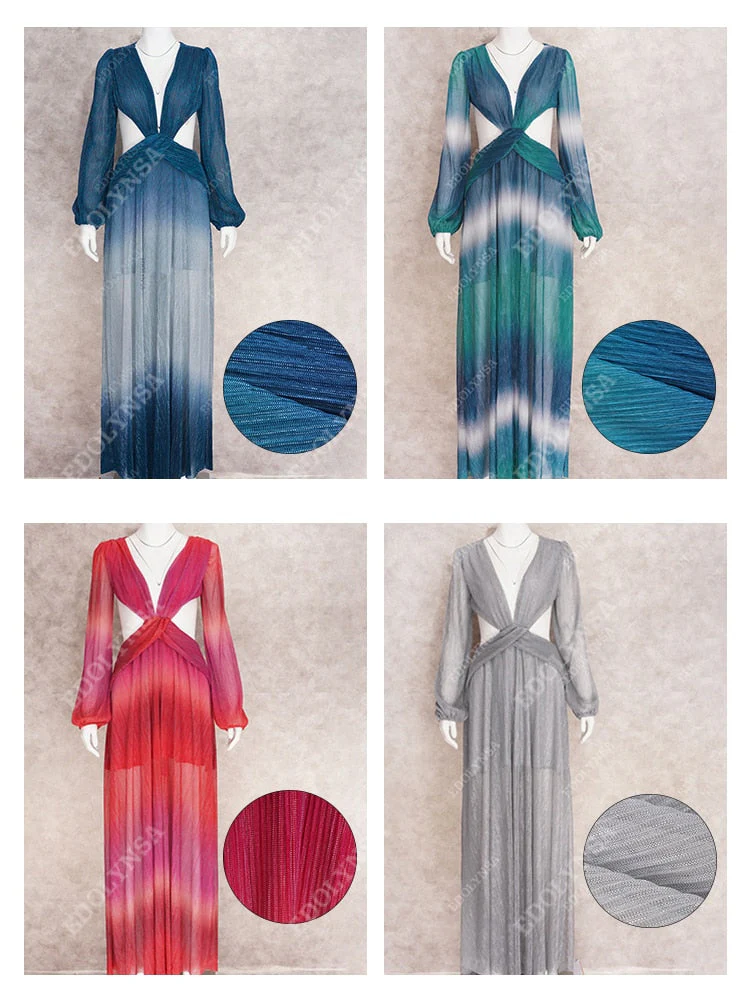 deanwangkt Sexy V-Neck Backless Hollow Out Dress  Summer Women Lantern Sleeve Club Party Long Maxi Dresses Tunic Beach Cover Up - Deanwangkt