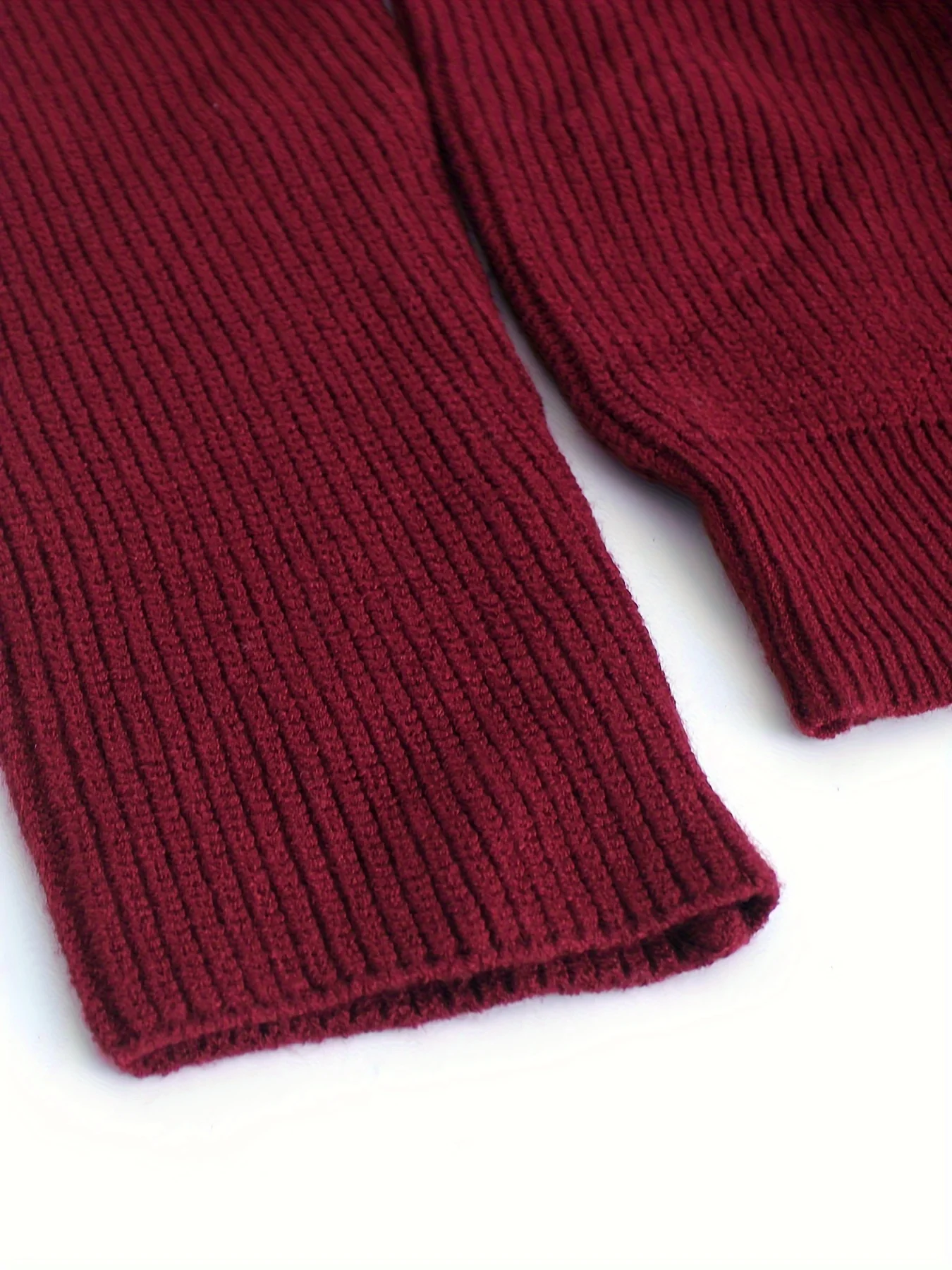 deanwangkt Cold Shoulder Solid Knit Sweater, Elegant Crew Neck Long Sleeve Sweater, Women's Clothing - Deanwangkt