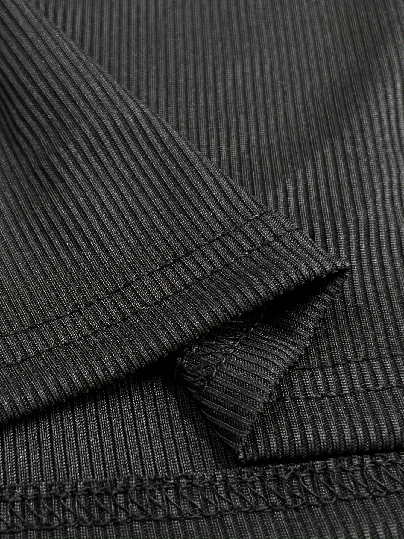 deanwangkt-1 Y2K Graphic V Neck Crop T-Shirt, Long Sleeve Skinny T-Shirt For Spring & Fall, Women's Clothing - Deanwangkt