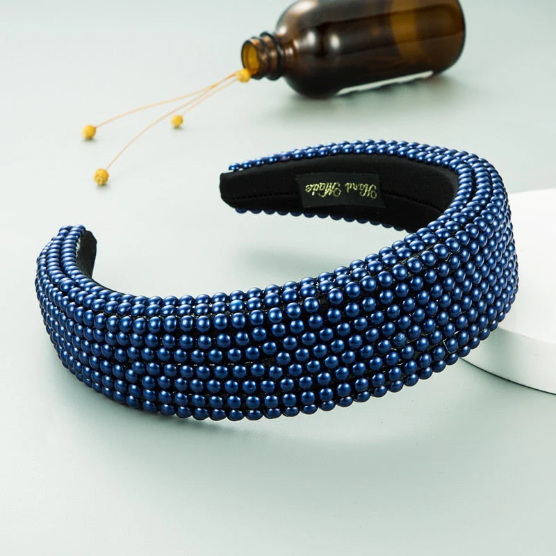 Hotsale New Bling Rhinestone Full Crystal Headbands for Women  Shiny Diamond Bedazzled Designer Tiara Baroque Headband Women - Deanwangkt