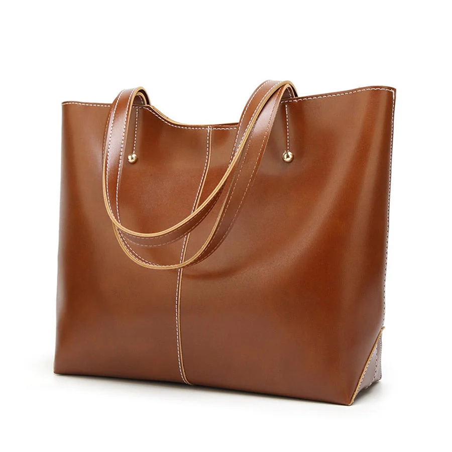 deanwangkt  Big Women's PU Handbags Bucket Shoulder Bag Large Capacity Ladies Shopping Bag Luxury Handbags Ladies Bag Designer Bags - Deanwangkt