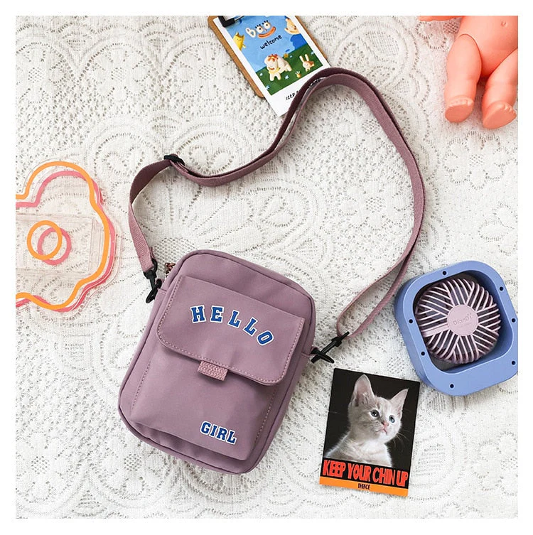 deanwangkt Teenage Girls Small Bag Women Letter Print Handbags and Purses Fashion  Crossbody Bags For Women Bolsa Feminina Shoulder Bag - Deanwangkt