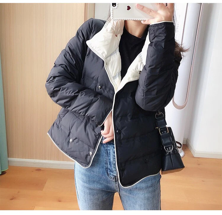 Black Friday Sales New Autumn Winter Women Ultra Light Short Down Coat 90% White Duck Down Jacket Female Puffer Parka Lady Warm Outwear - Deanwangkt