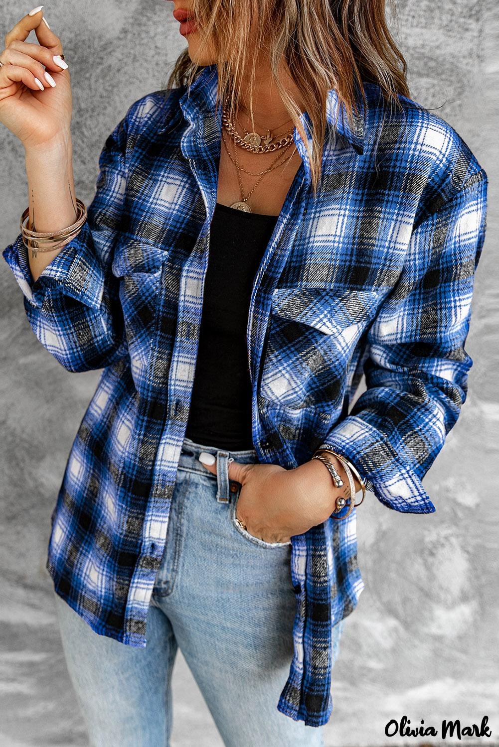 Deanwangkt - Black checked jacket with pockets and buttons - Deanwangkt