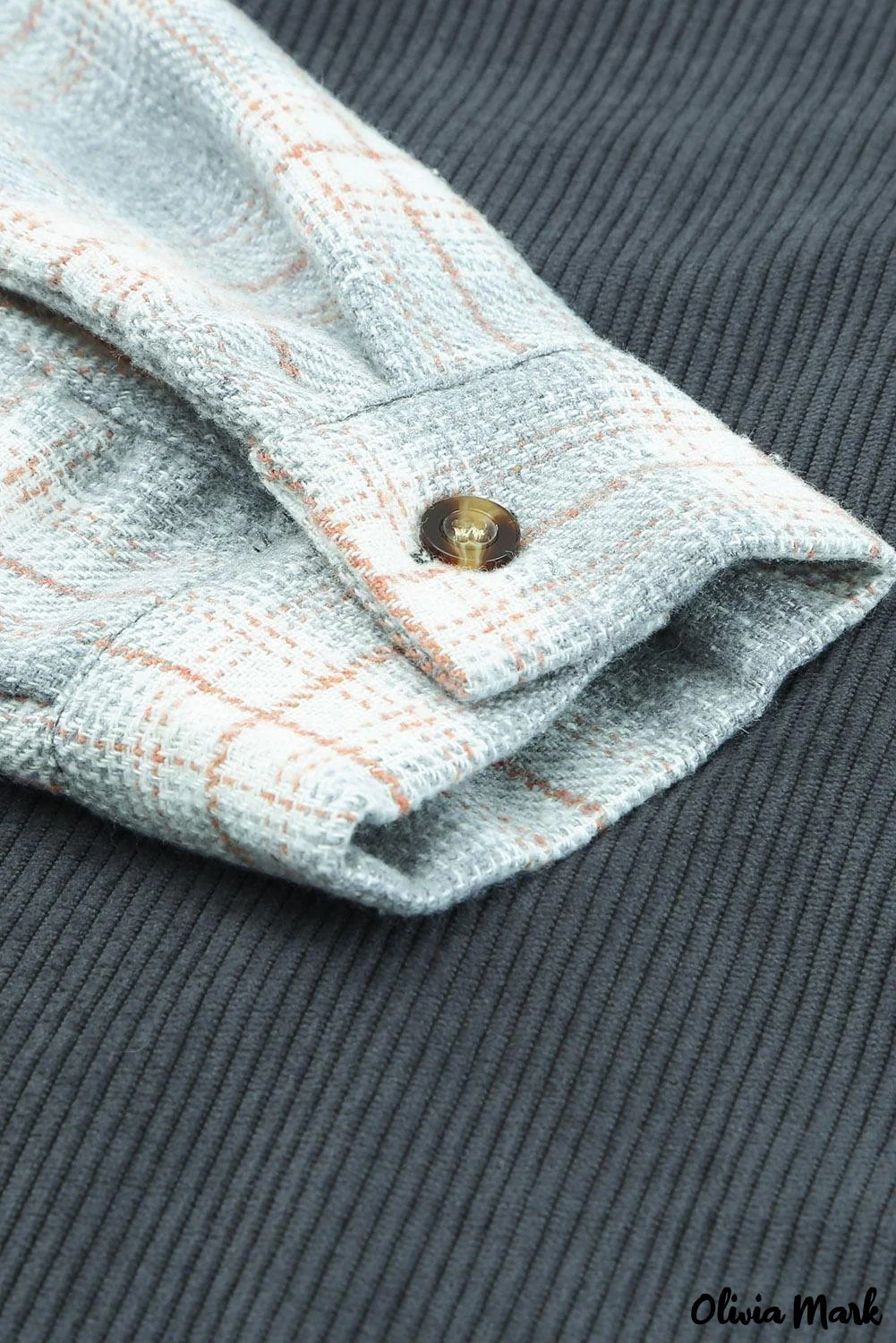 Deanwangkt - Oversized button-up shirt in checked corduroy - Deanwangkt