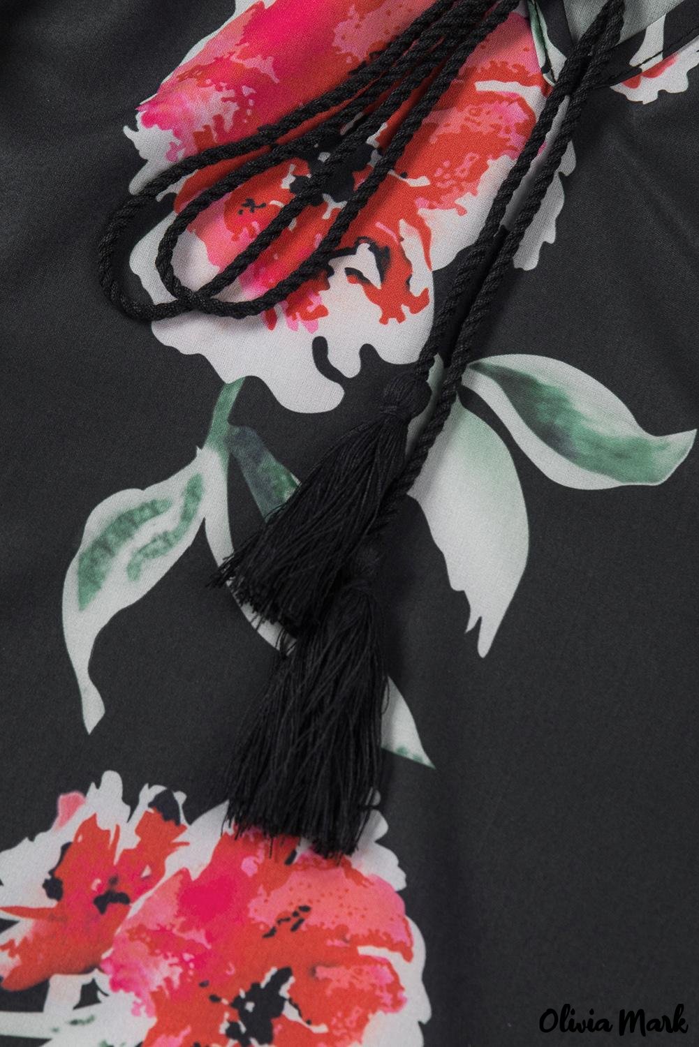 Deanwangkt - Multicolor Peasant Blouse With Floral Print - Deanwangkt