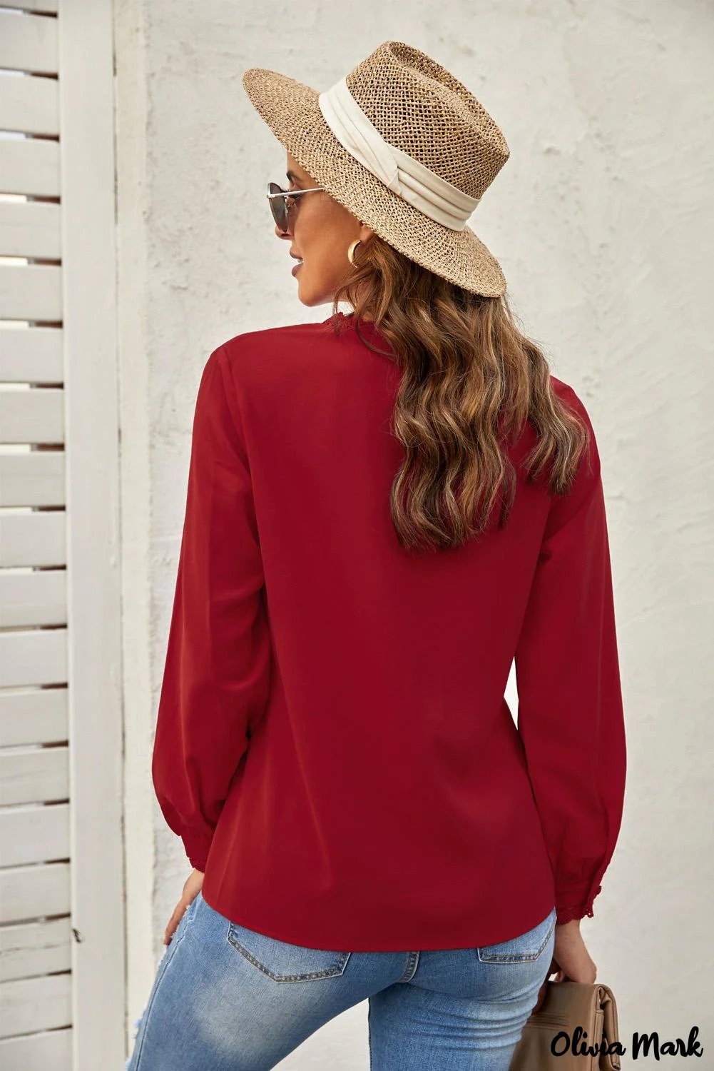 Deanwangkt - Black Crochet Lace Button Down Long Sleeve Shirt - Deanwangkt