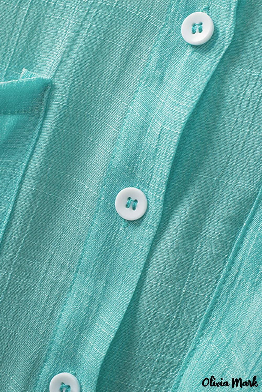 Deanwangkt - Red loose button-up long sleeve shirt with pocket - Deanwangkt