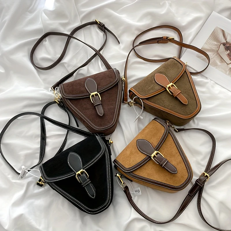 Mini Vintage Crossbody Bag, Retro Shoulder Bag, Women's Western Fashion Handbag & Purse - Deanwangkt