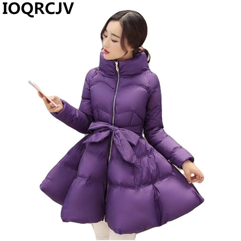 Christmas Gift Deanwangkt New Fashion winter coat women warm outwear Padded cotton Jacket coat Womens Clothing High Quality parkas manteau femme R853 - Deanwangkt
