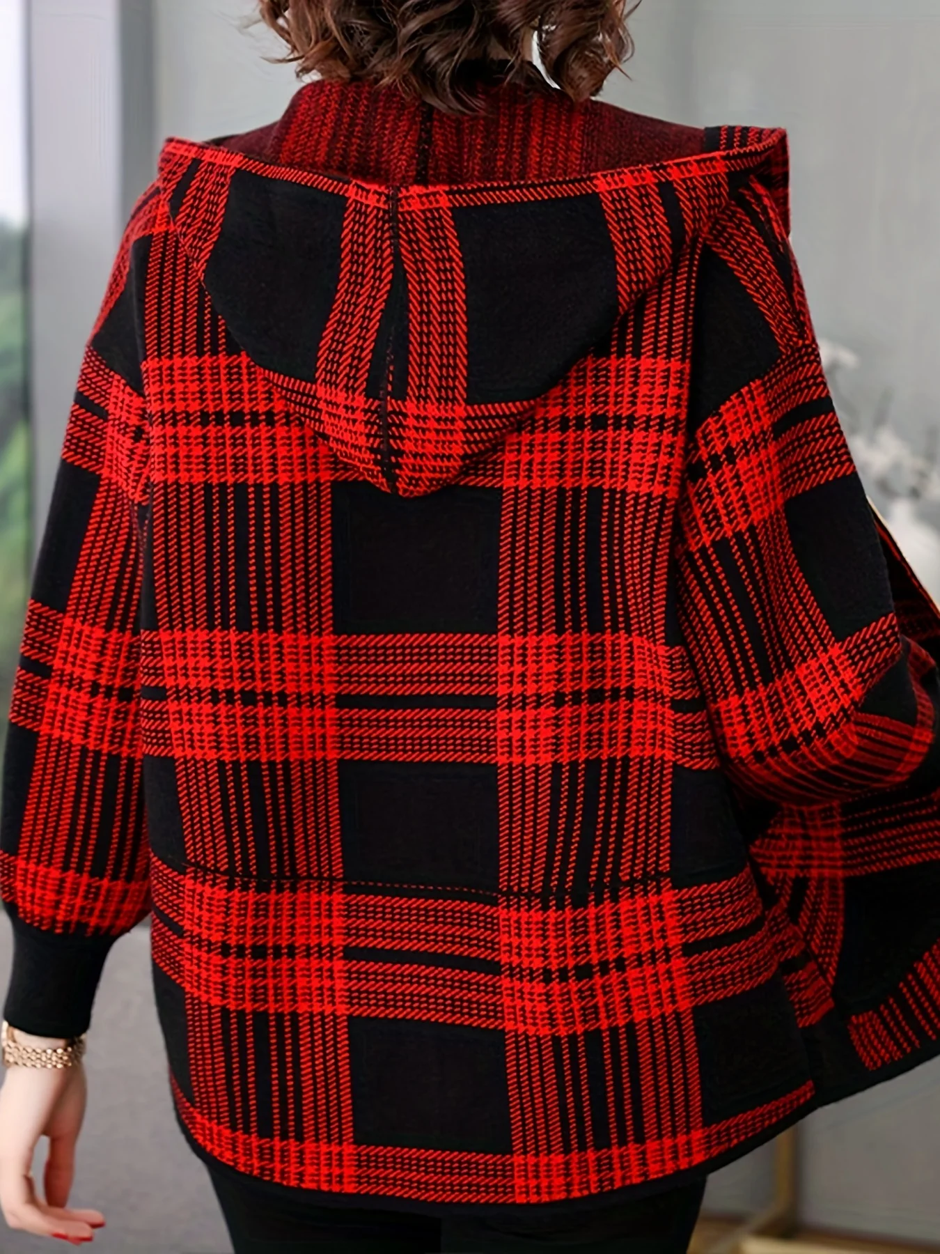 deanwangkt-1  Graphic Print Zip Up Jacket, Casual Long Sleeve Hooded Outerwear, Women's Clothing - Deanwangkt