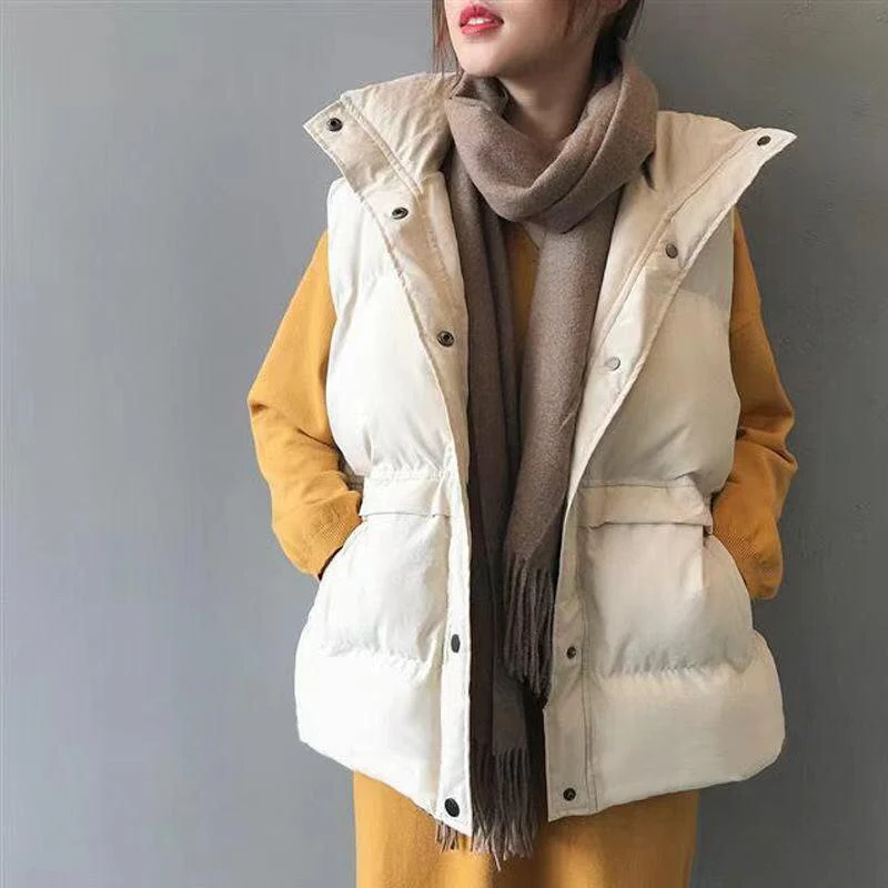 Black Friday Sales Down Jacket Female Winter Jacket Women Deanwangkt New Down Cotton Vest Short Thermal Clothing Ultralight Sleeveless Windproof Jacket - Deanwangkt
