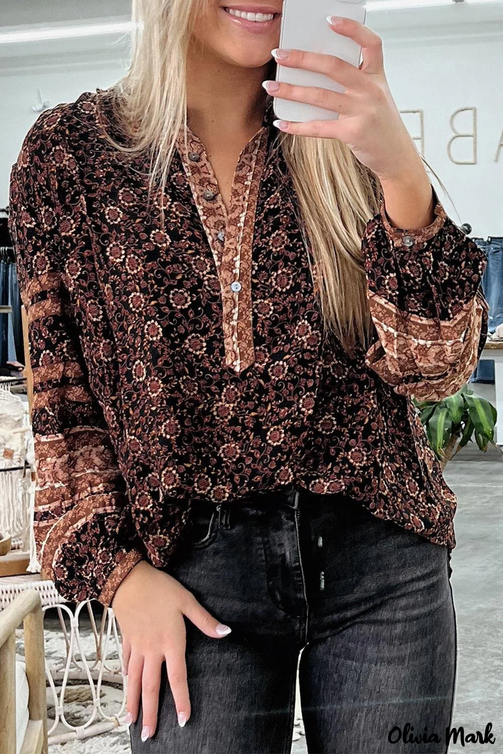 Deanwangkt - Vintage flower print blouse - Deanwangkt