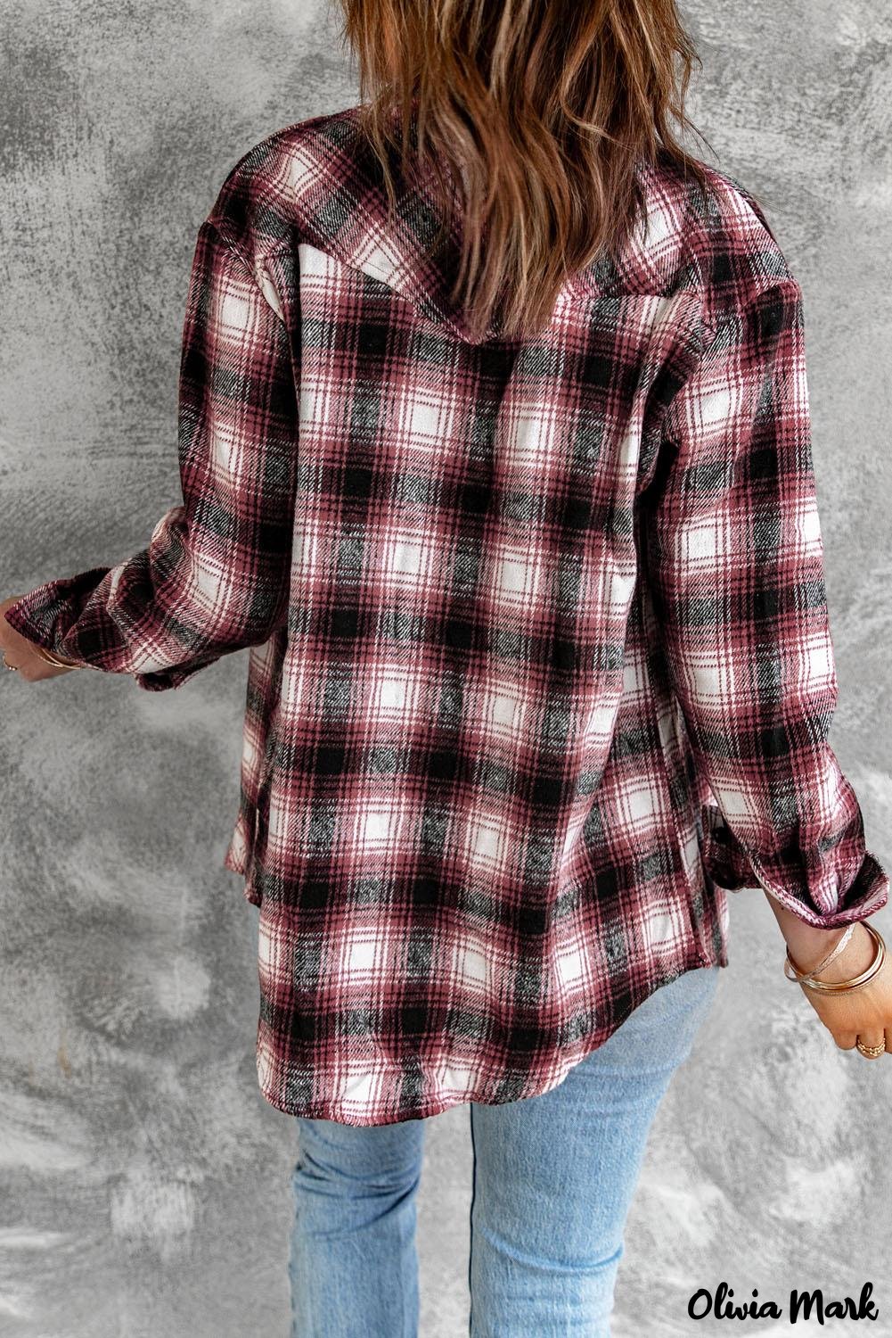 Deanwangkt - Black checked jacket with pockets and buttons - Deanwangkt