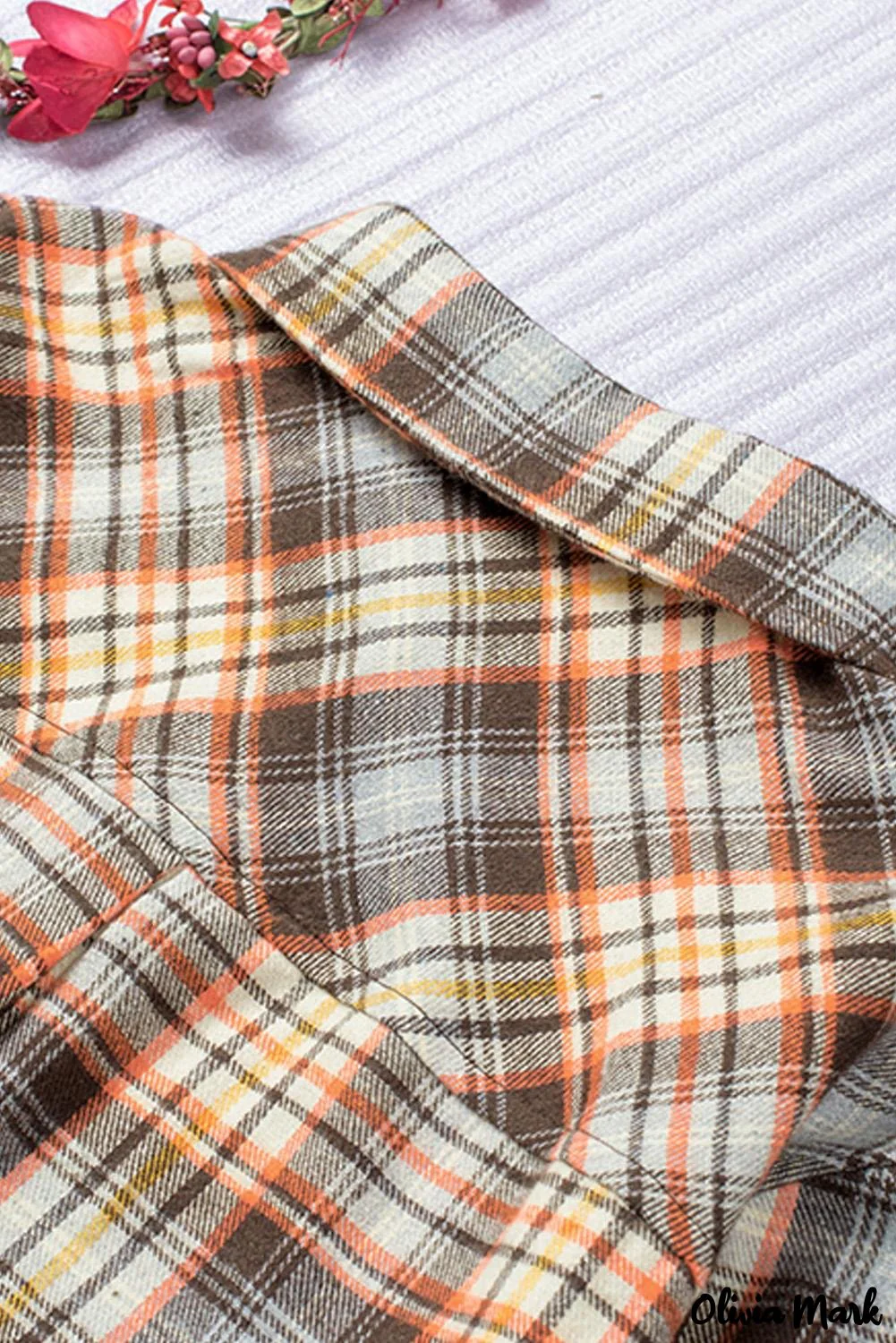 Deanwangkt - Plaid Button-Up Long Sleeve Shirt - Deanwangkt