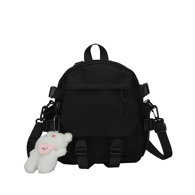 Back to school backpack Fashion Kawaii Mini Shoulder Bag For Teenage Girls Multi-Function Small Ladies Travle Backpacks - Deanwangkt