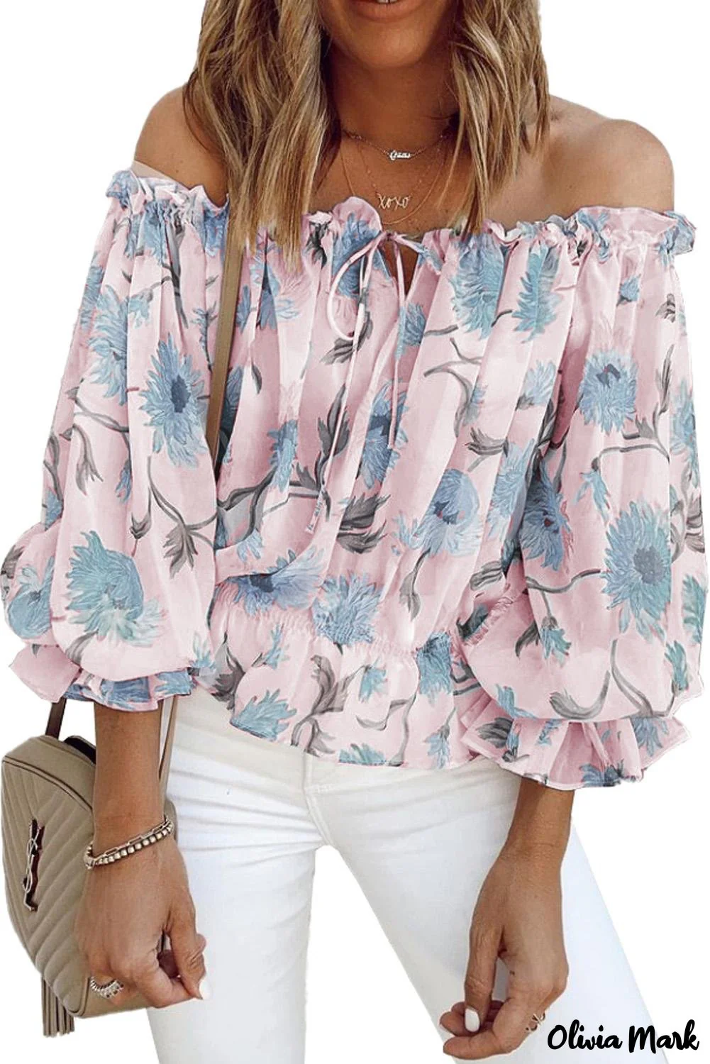Deanwangkt - Floral off-the-shoulder blouse - Deanwangkt