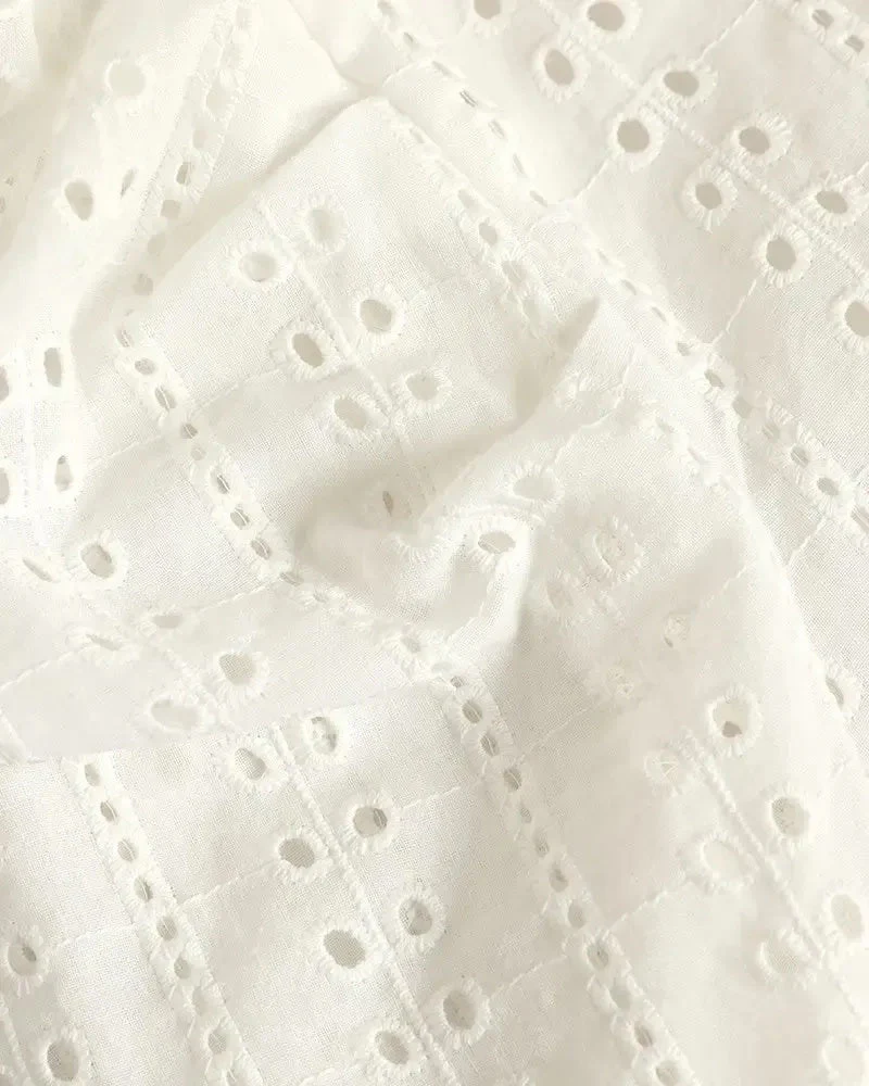 Deanwangkt - Lace Puff Sleeve Top - Deanwangkt