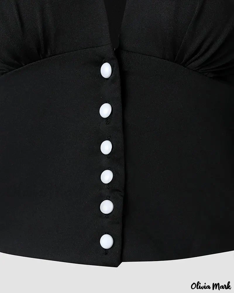 Deanwangkt - Glitter Contrast Mesh Long Sleeve Top - Deanwangkt