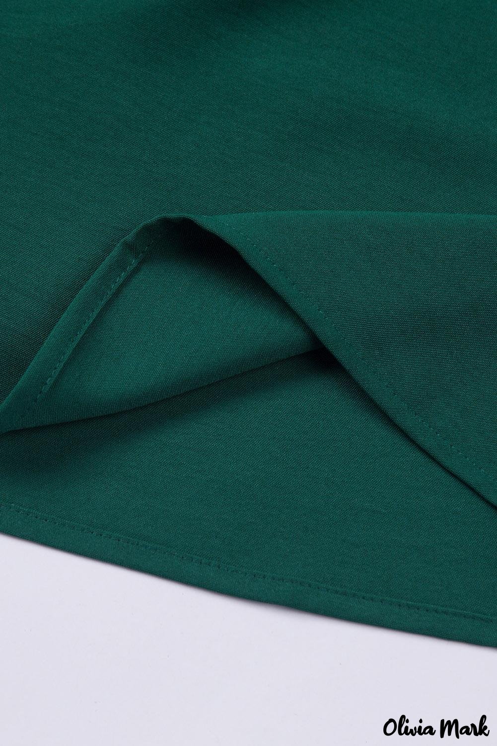 Deanwangkt - Green Bohemian Floral V-Neck Casual Blouse - Deanwangkt