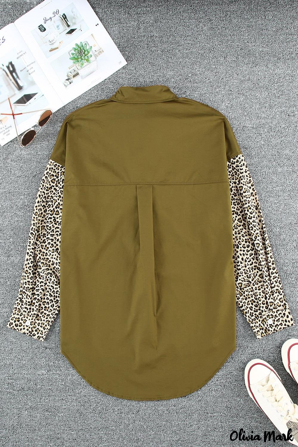 Deanwangkt - Patchwork Drop Shoulder Long Sleeve Shirt - Deanwangkt