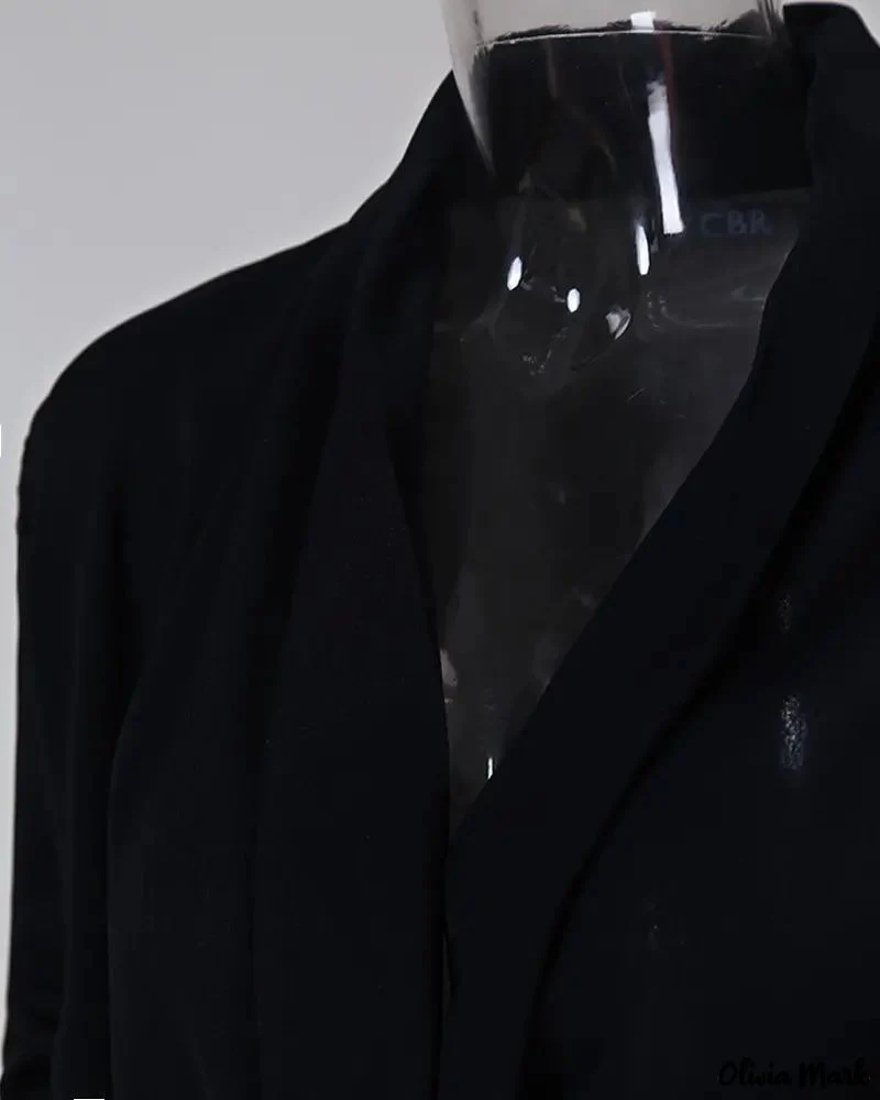 Deanwangkt - Casual Ruched Blouse with Long Sleeves and Solid Neckline - Deanwangkt