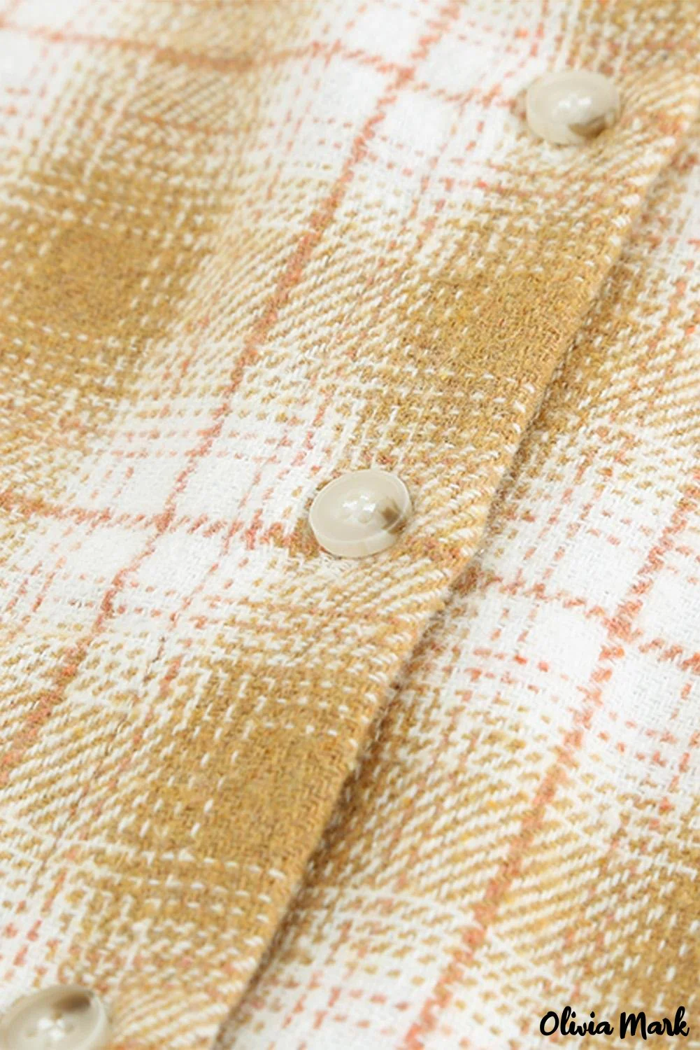 Deanwangkt - Turn-down Collar Button-Up Plaid Shirt - Deanwangkt