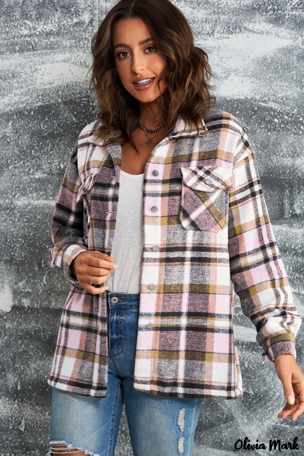 Deanwangkt - Pink Geometric Check Pocket Shirt - Deanwangkt
